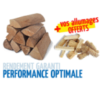 2 packs of firewood for wood stoves 2000 dm³ 30 cm logs - WOODSTOCK