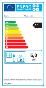 Poêle à bois 1-4 6 kW Bûches 36 cm - ADURO - Image 4
