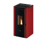 Indigo Evo 7 Bordeaux sealed pellet stove