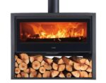 Chopin wood stove, 8.9 kW, with 80 cm logs