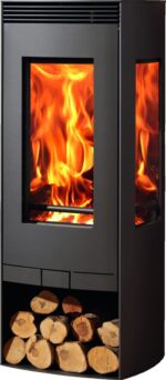 Alba 9.5 kW wood stove with 50 cm logs - Image 3